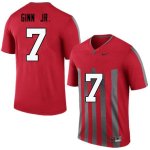 Men's Ohio State Buckeyes #7 Ted Ginn Jr. Throwback Nike NCAA College Football Jersey In Stock HKI5544YF